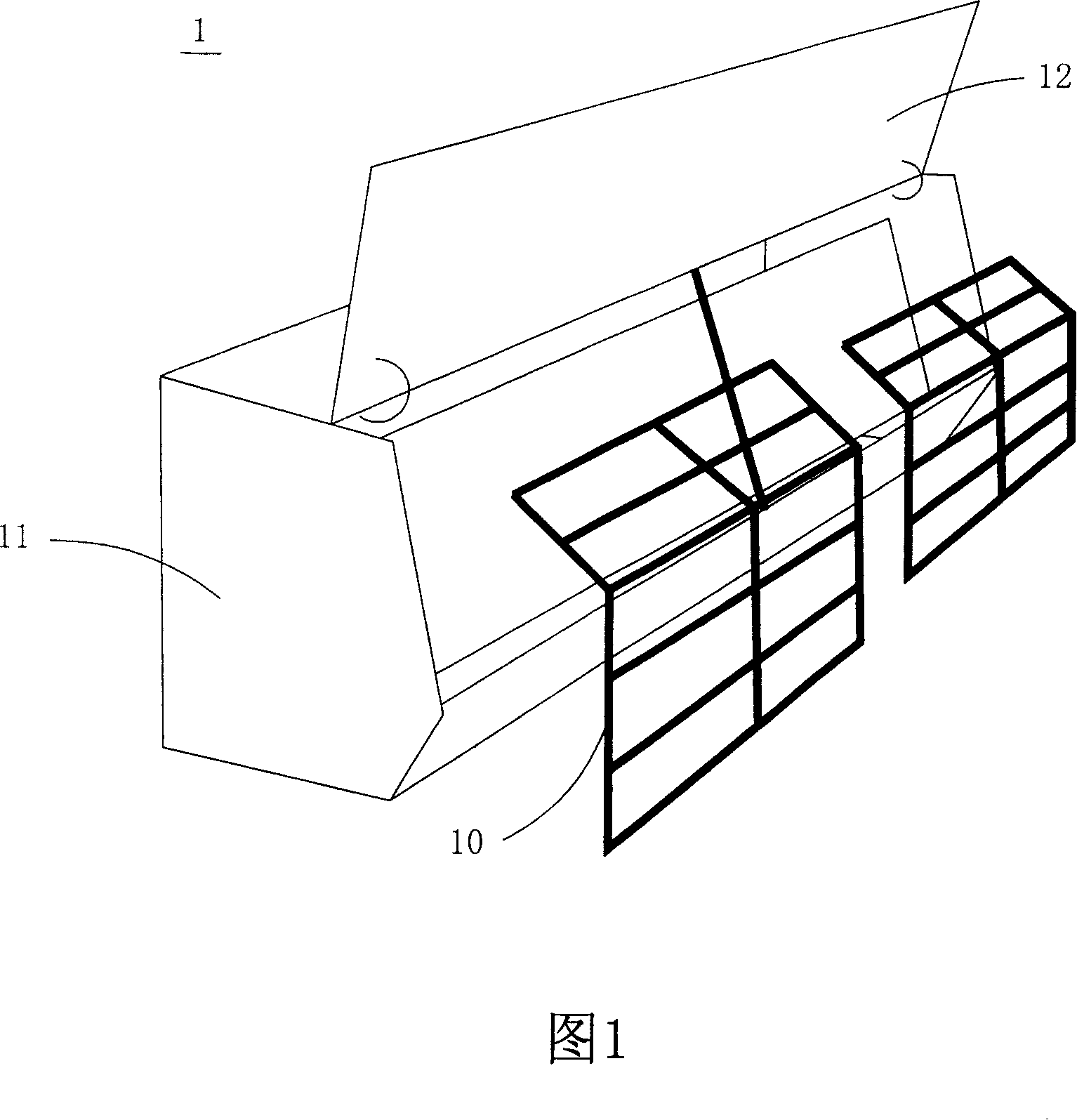 Automatic renewing device of filter screen