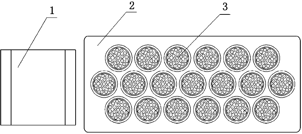 Rotary thin bundle magnetic field therapy machine