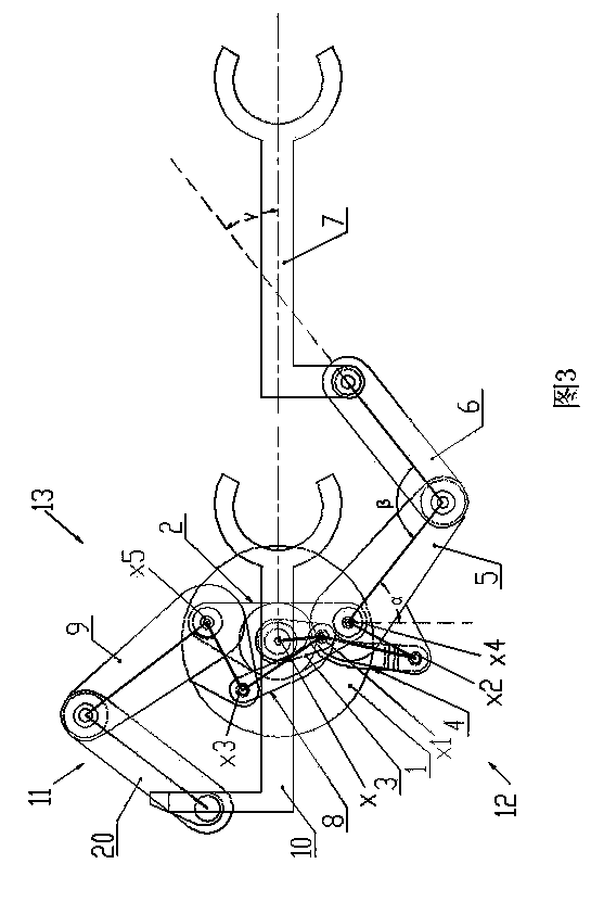 Planar articulated robot arm mechanism