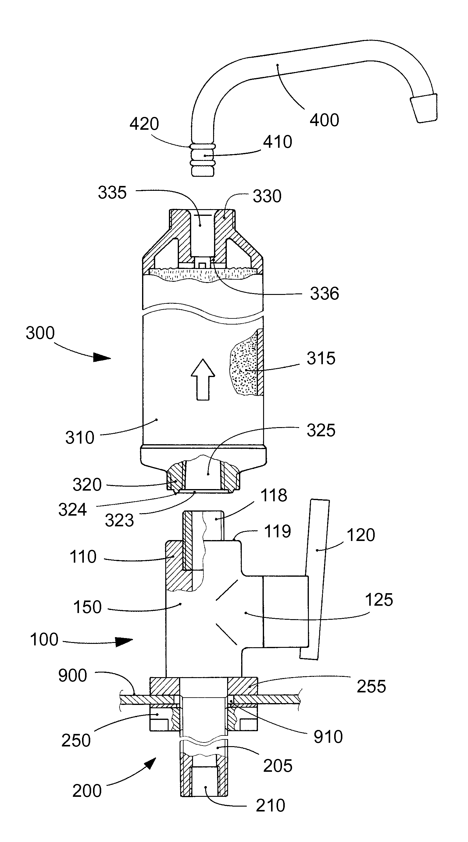 Water Filter Faucet And Cartridge Therefor