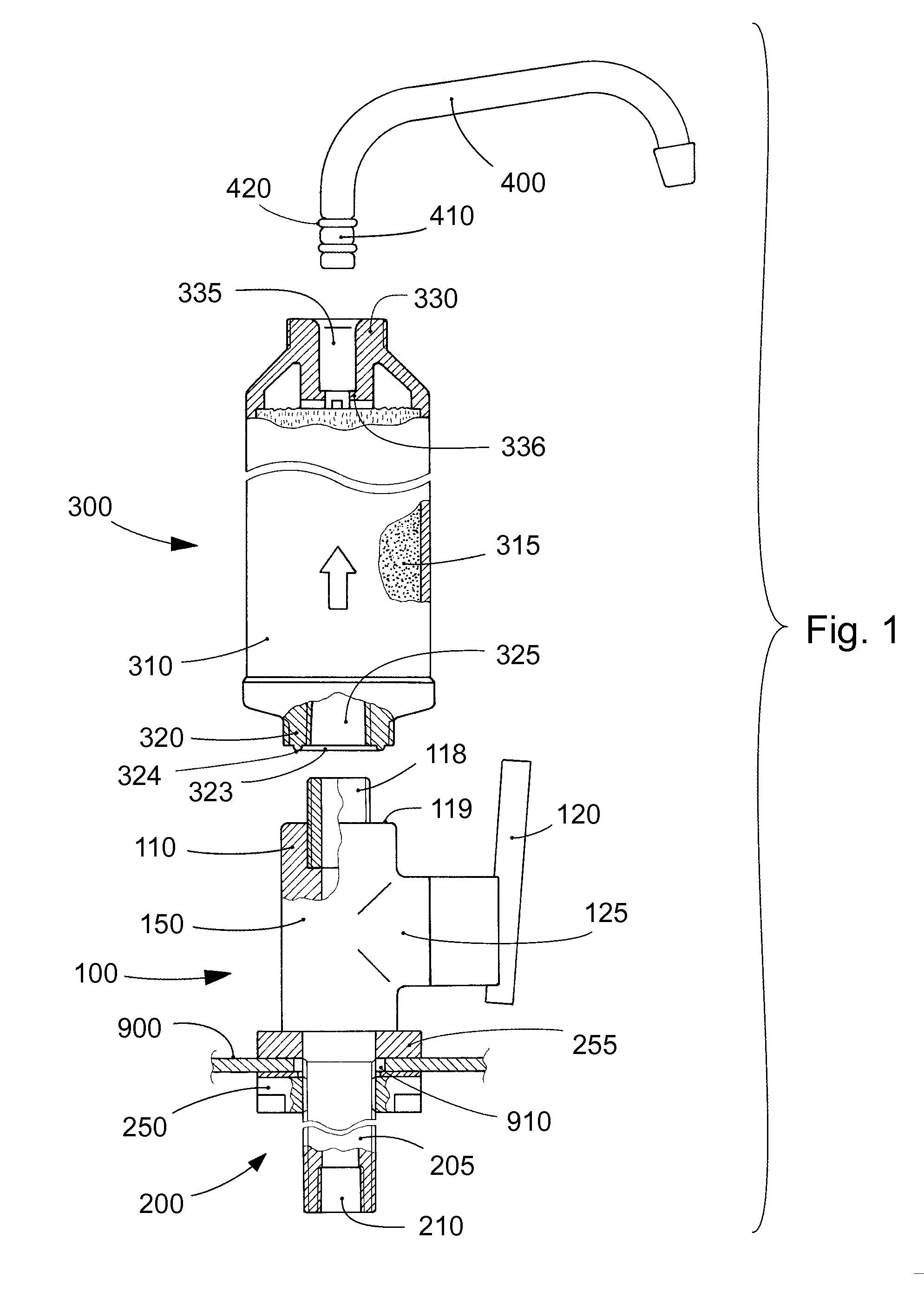 Water Filter Faucet And Cartridge Therefor