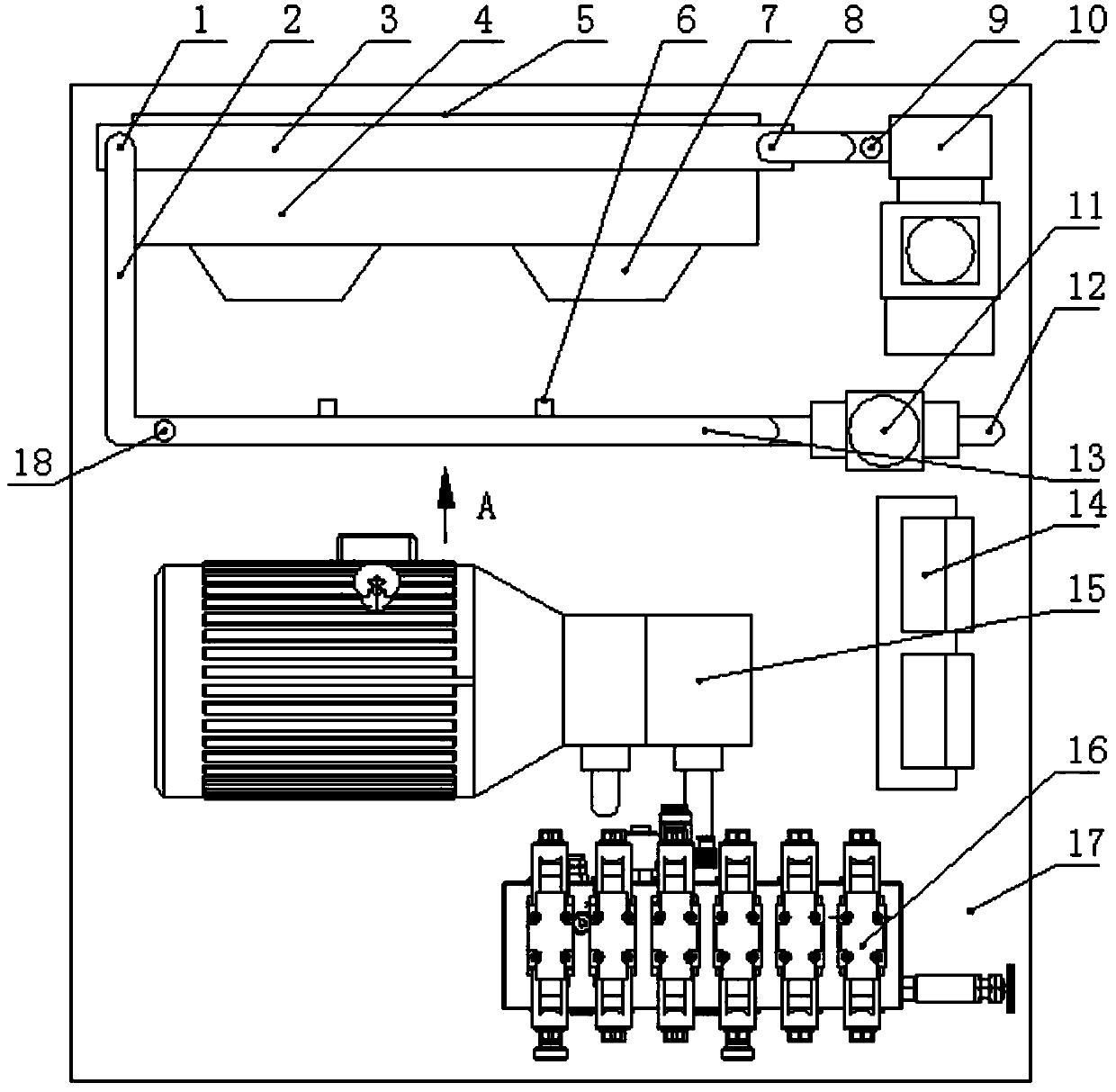 Air-cooled oil cooling system capable of automatically detecting temperature