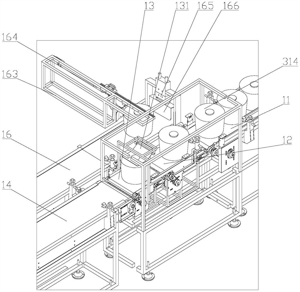 A bobbin counterweight method and bobbin packaging line