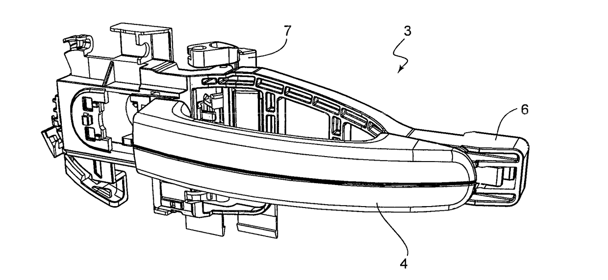 Door handle arrangement for a motor vehicle