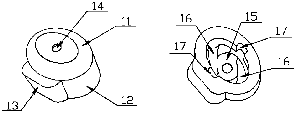 Nozzle-type drug administration device applied to airway product