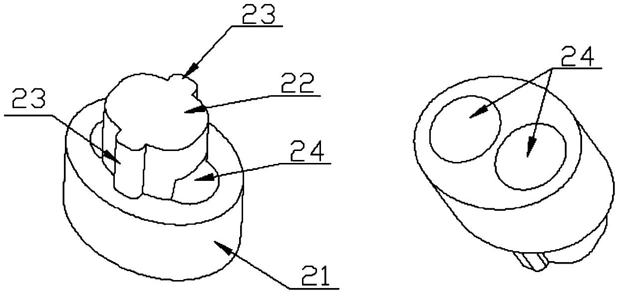 Nozzle-type drug administration device applied to airway product