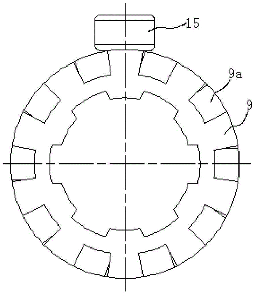 Three-speed variable-speed dual-head drive system for electric vehicles