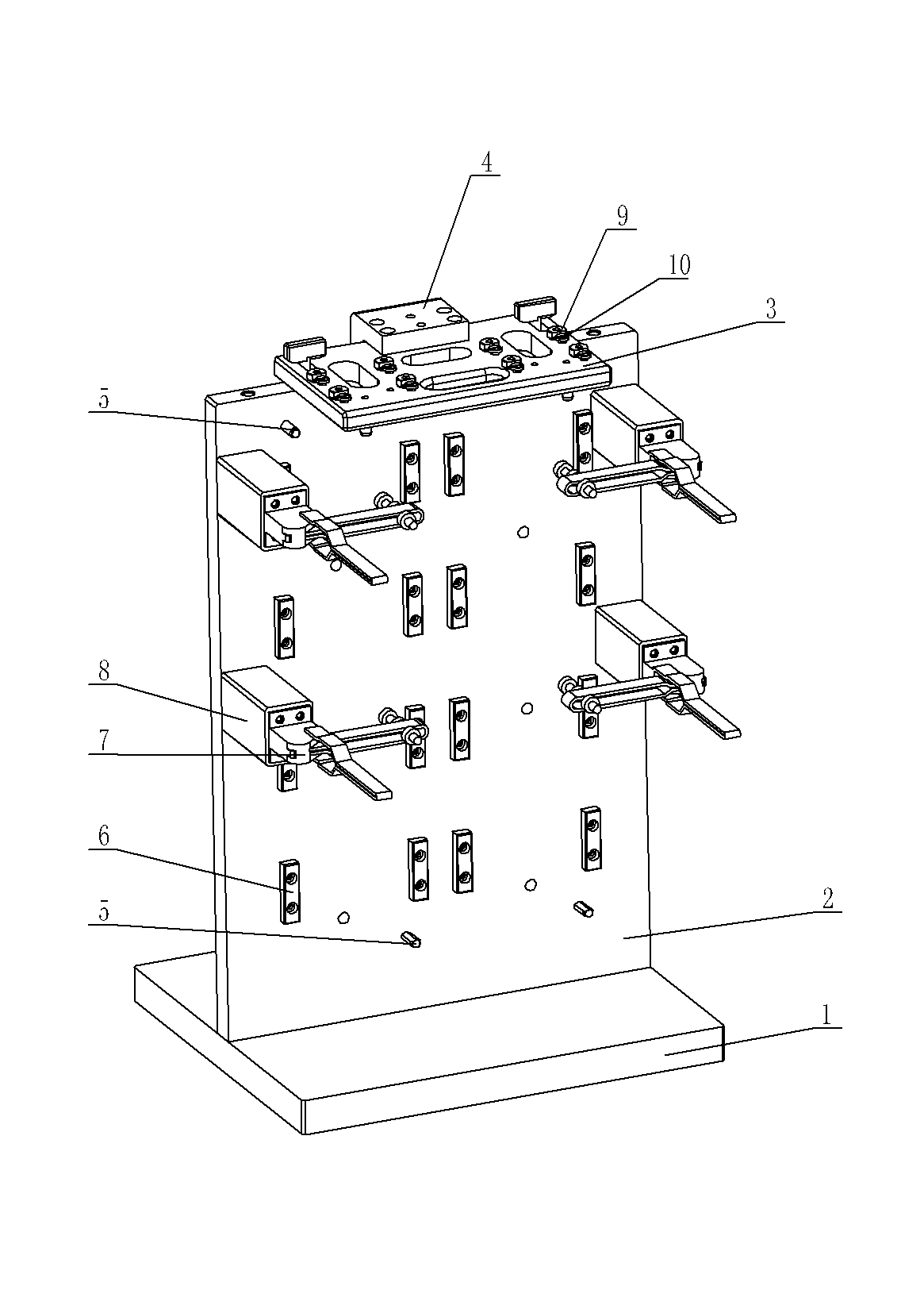Drilling fixture for cylinder cover