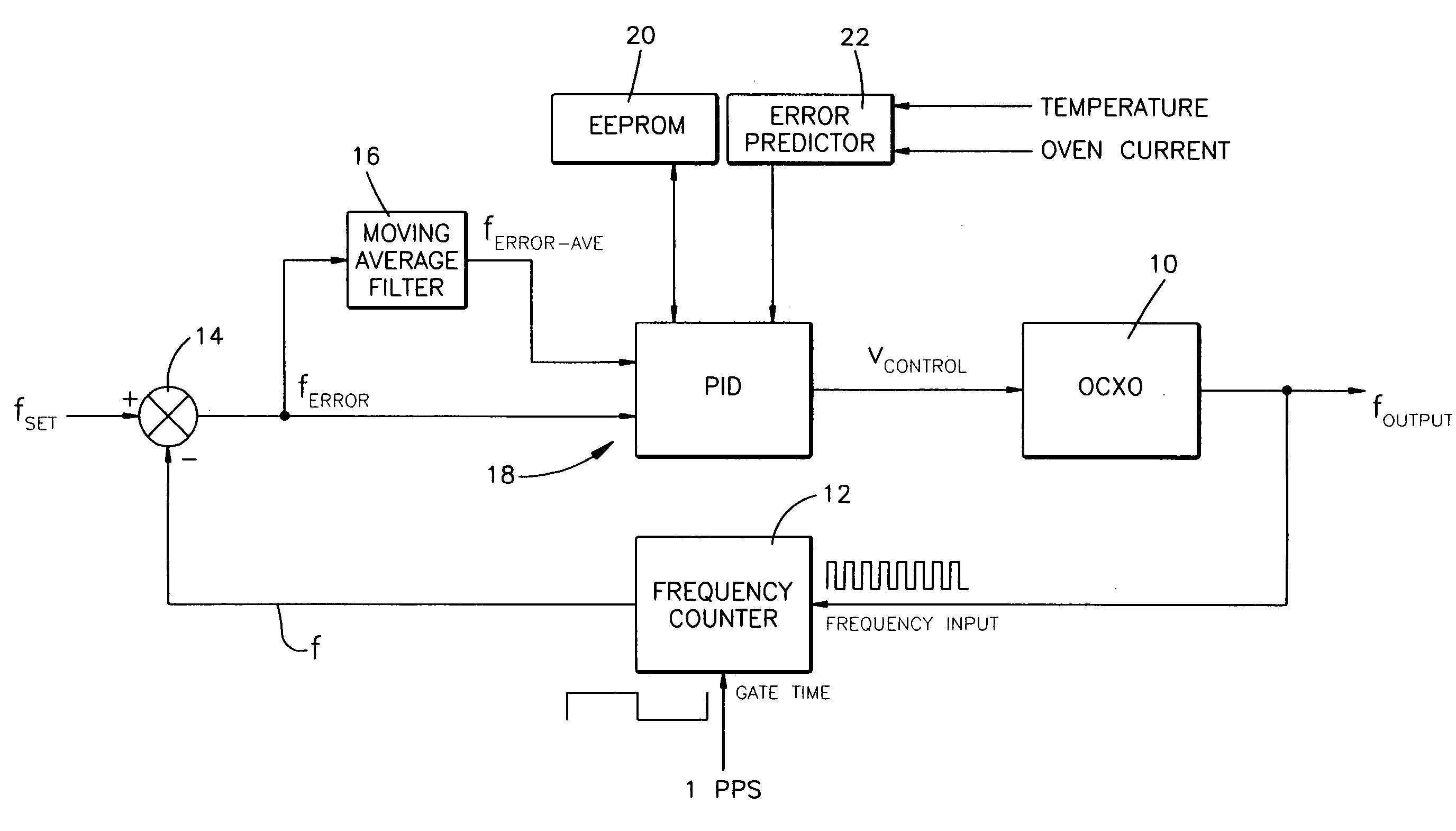 Phase lock control system for a voltage controlled oscillator