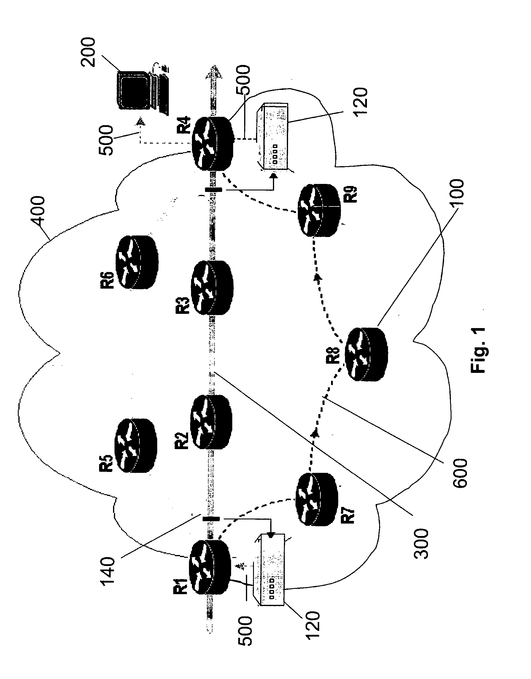 Packet trace diagnostic system