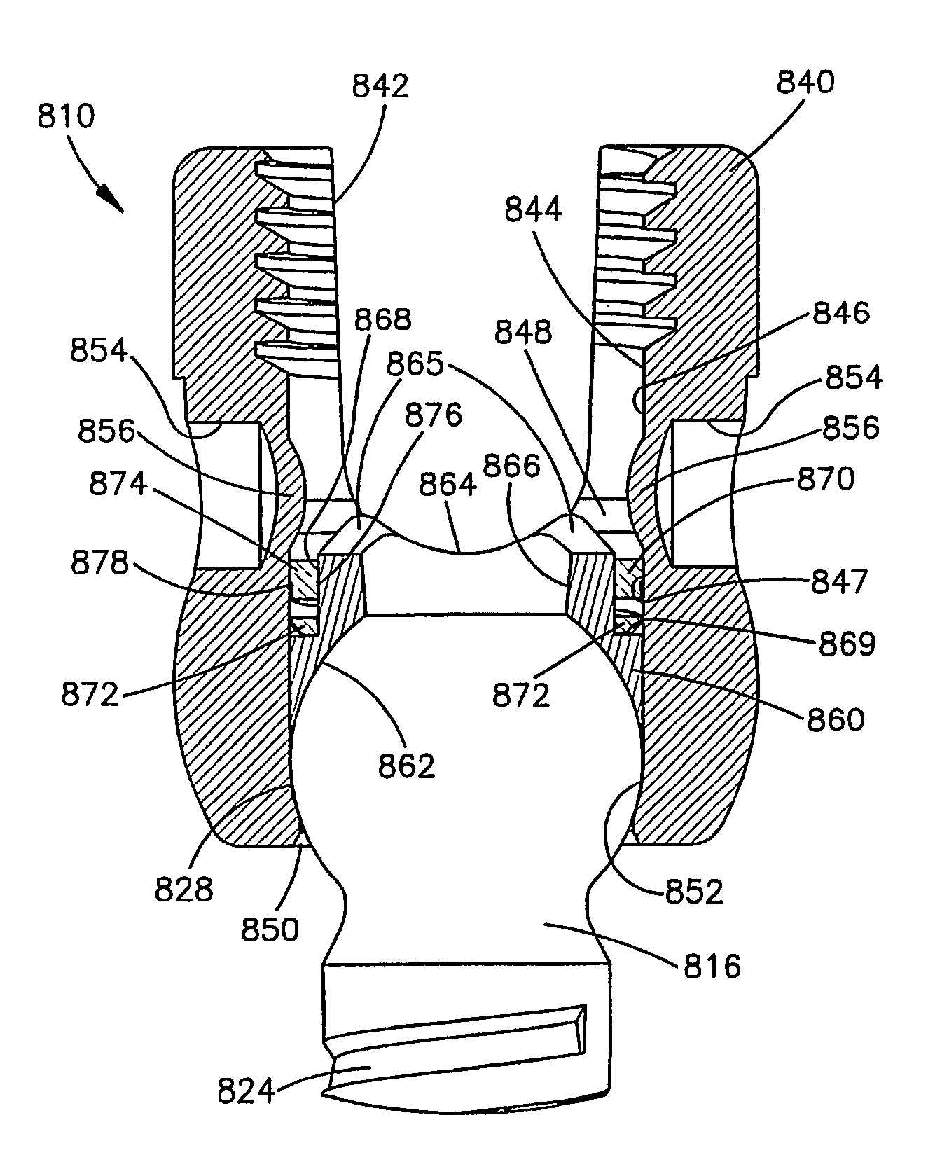 Apparatus for connecting a longitudinal member to a bone portion