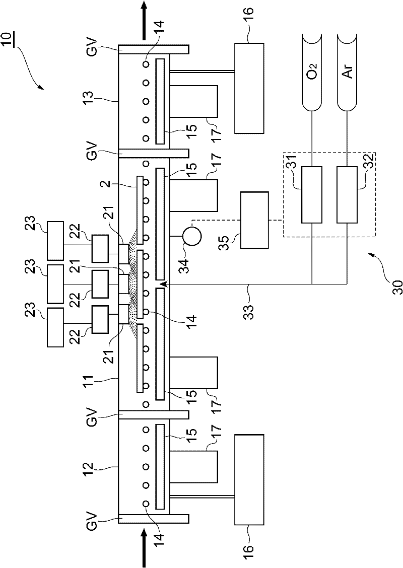 Film formation substrate, manufacturing method for film formation substrate and film formation device
