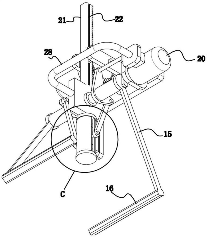 Industrial robot composite clamp