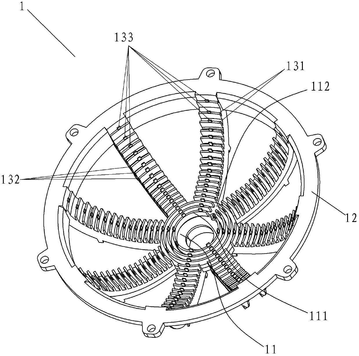 Wire coil for electromagnetism electric rice cooker and coiling method thereof