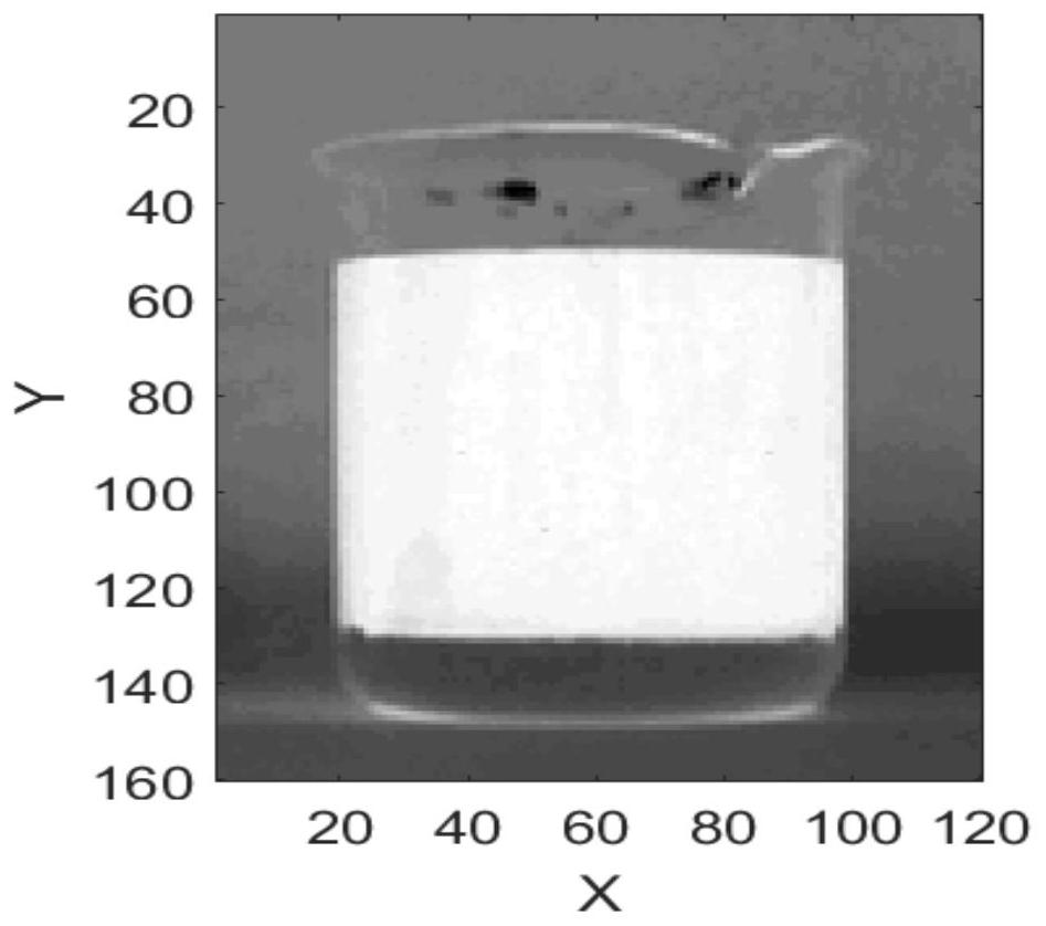 Method and device for detecting water content of water-oil layered mixed liquid based on image processing