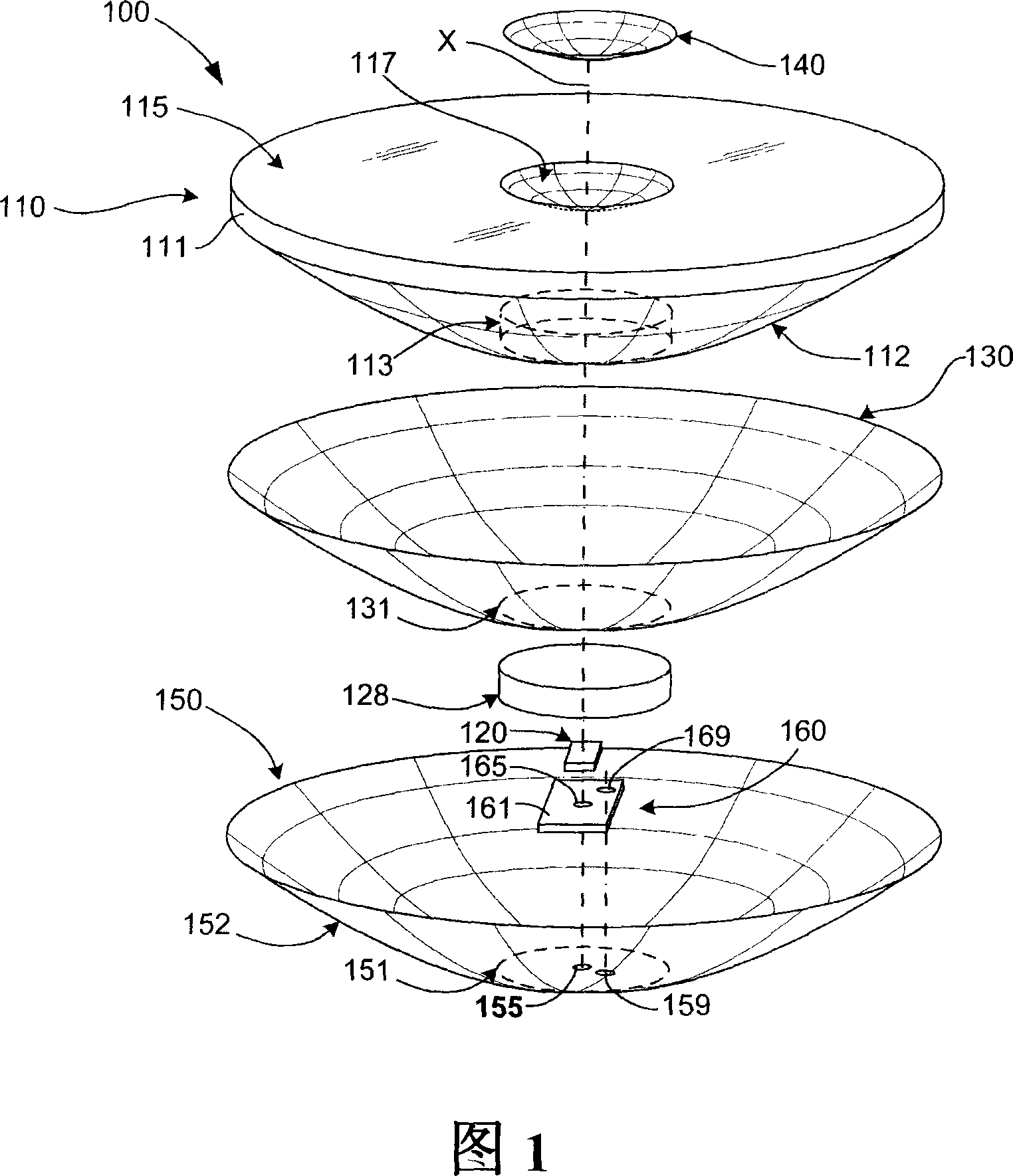 Solar concentrating photovoltaic device with resilient cell package assembly