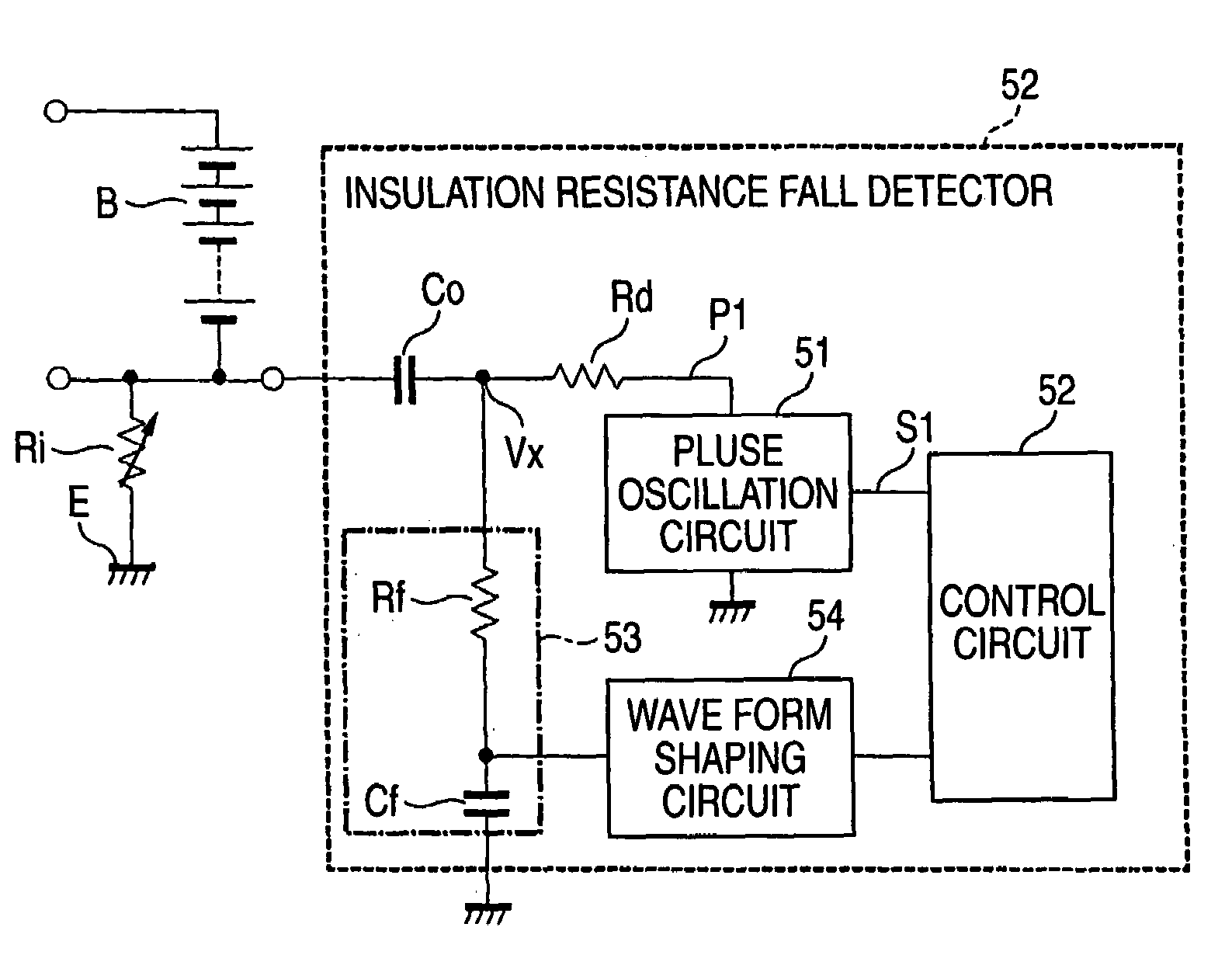 State detecting method and insulation resistance fall detector