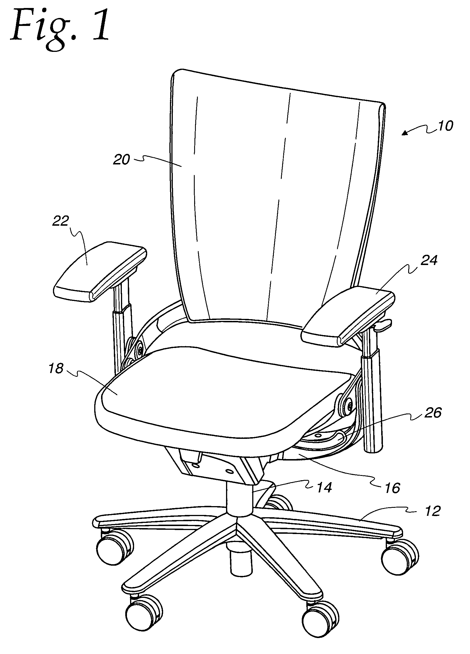Vertically adjustable chair armrest