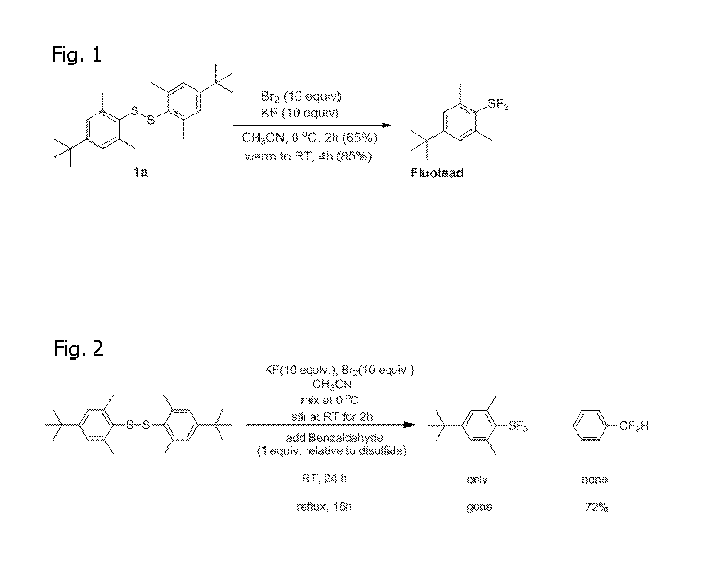Method of Synthesis of Arylsulfur Trifluorides and Use as in situ Deoxofluorination Reagent