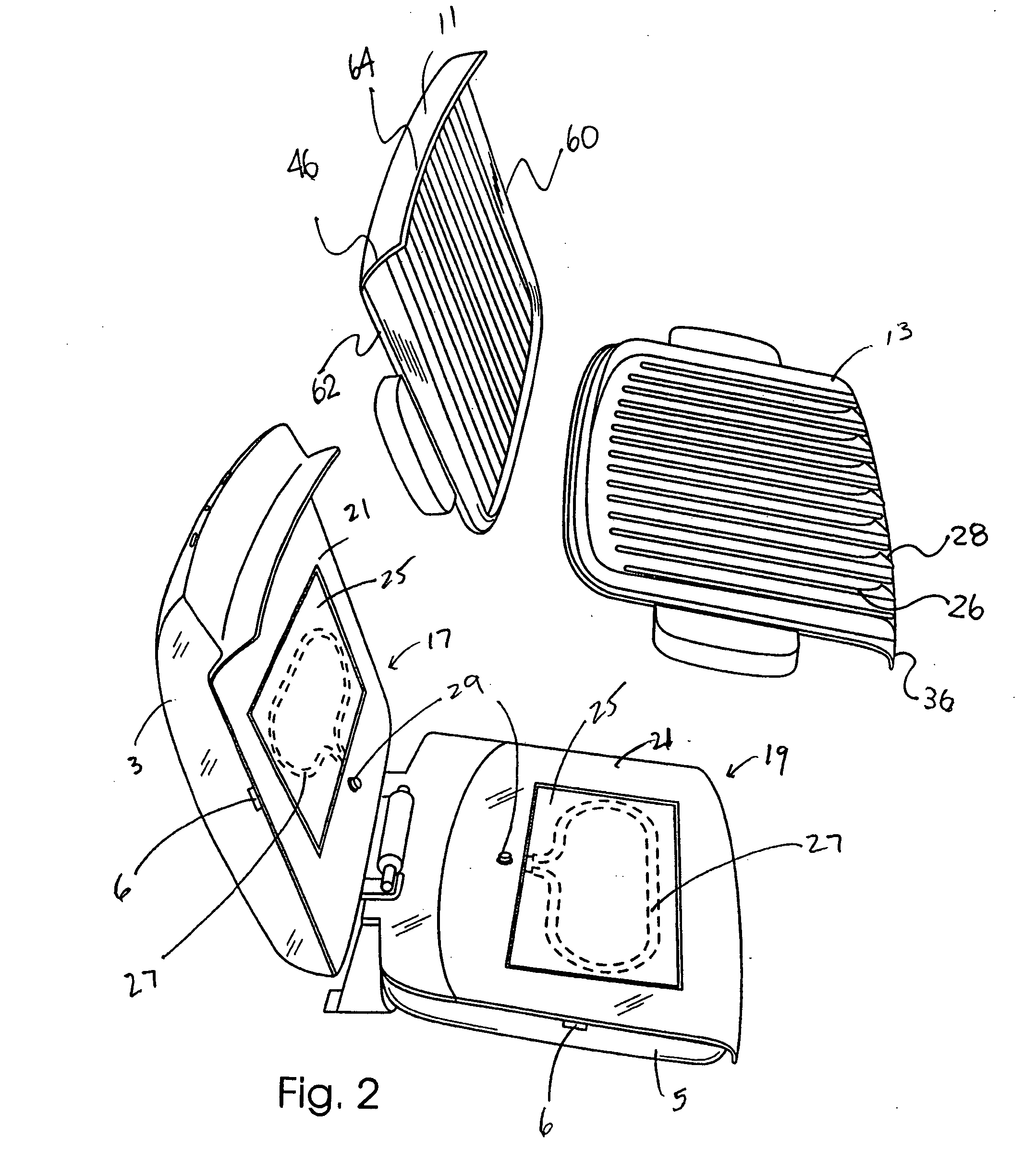Electric cooking apparatus having removable heating plates and method for using same