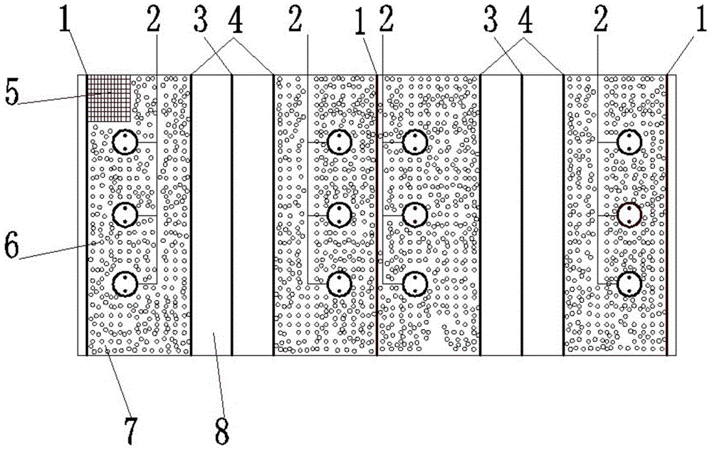 Micro-series-wound-internal circulating photoelectric catalysis oxidation wastewater treatment method