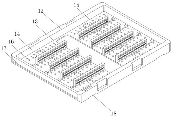 Photoetching device of mainboard for semiconductor packaging and working method of photoetching device