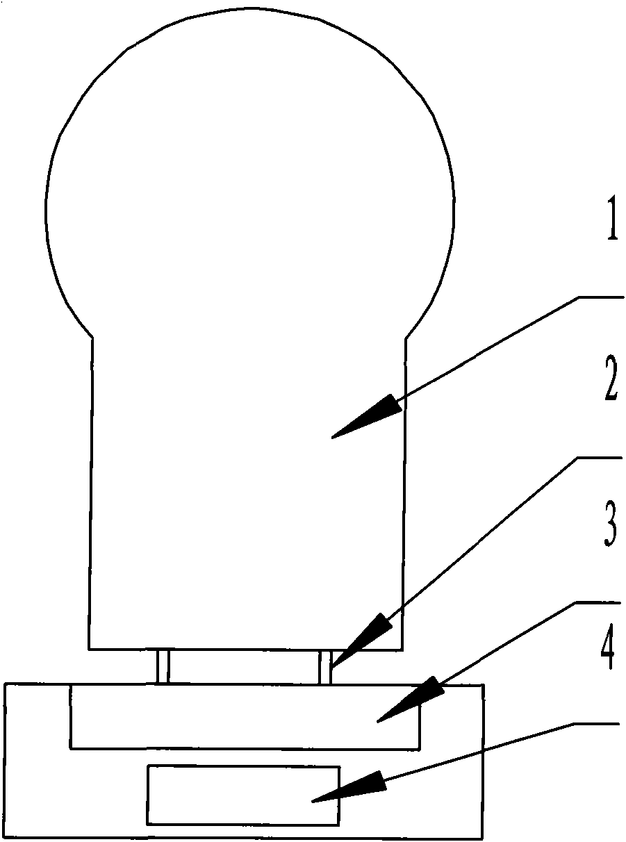 Automatic temperature-control and heat-dissipation device for high-power LED (light emitting diode) lamp and electrodeless lamp