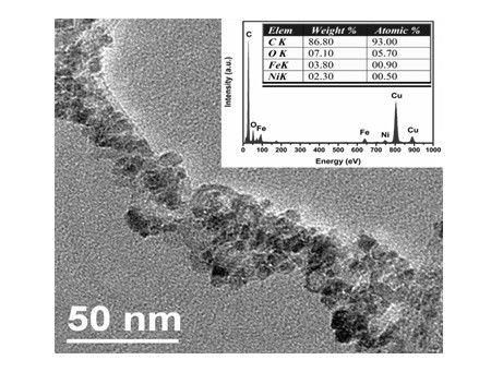 Preparation method of nano ferrate/carbon nano tube composite materials