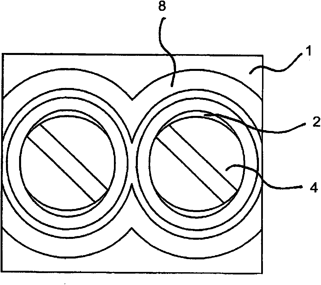 Arrangement for screw locking electric connecting terminals