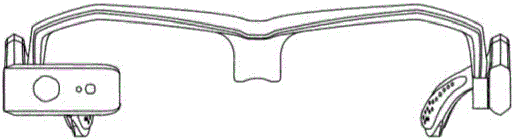 Oil stain preventing method for parallel usage of touchpad and keys of intelligent glasses in the vehicle maintenance process