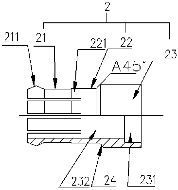 Radio-frequency coaxial connector with high performance and high stability