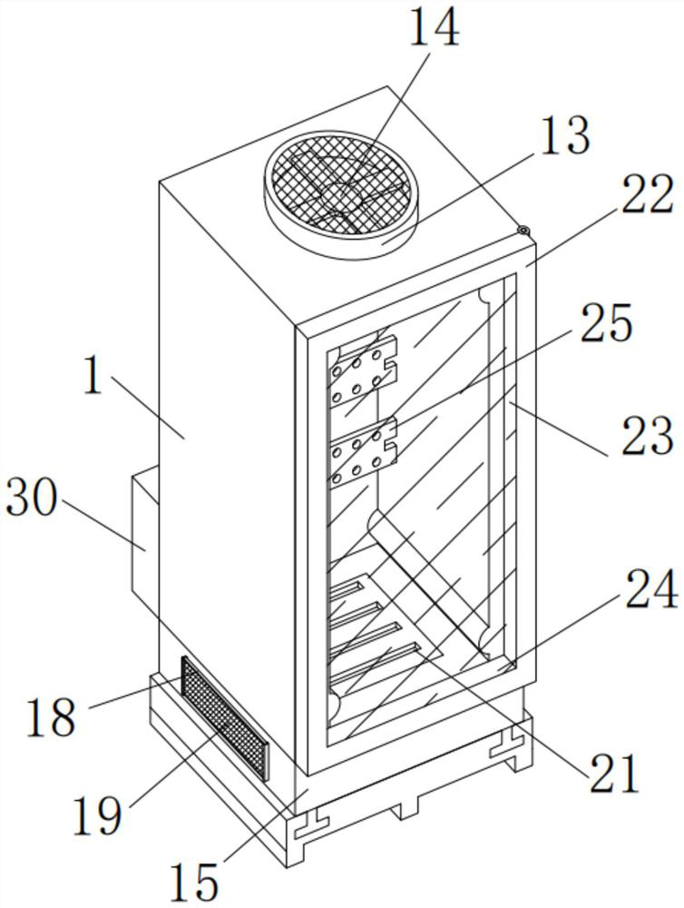 Switch cabinet capable of being additionally provided with movable bracket