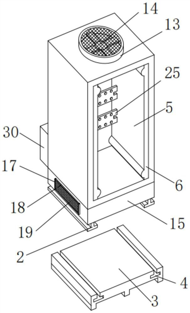 Switch cabinet capable of being additionally provided with movable bracket