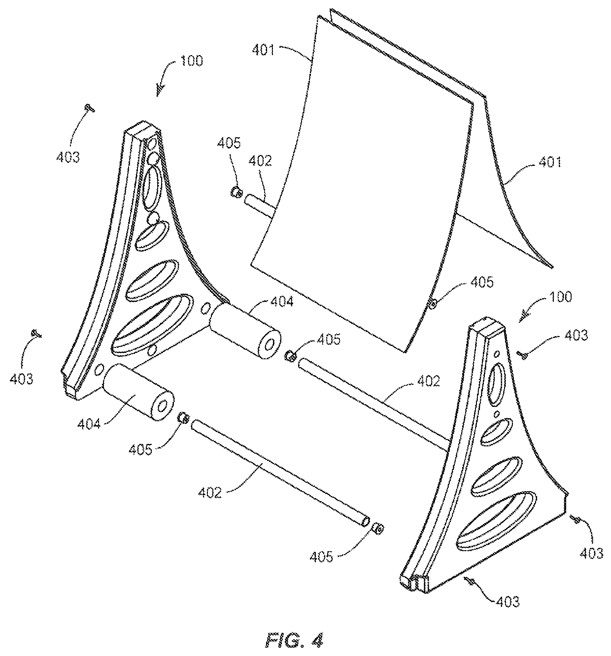 Replaceable wheel or foot assembly and leg system for a sign display stand