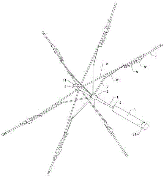 Improved umbrella stand structure