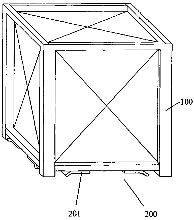 Electromagnetic adsorption device for packaging box