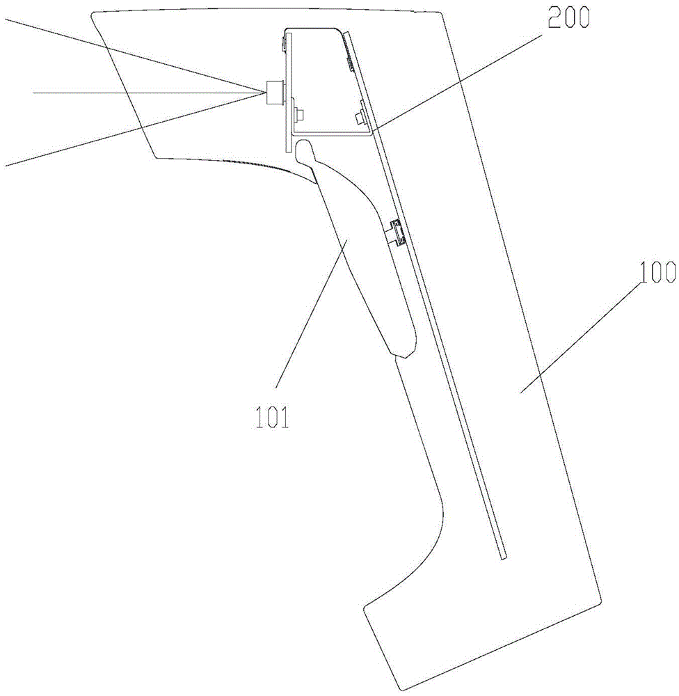 Bar code reading device