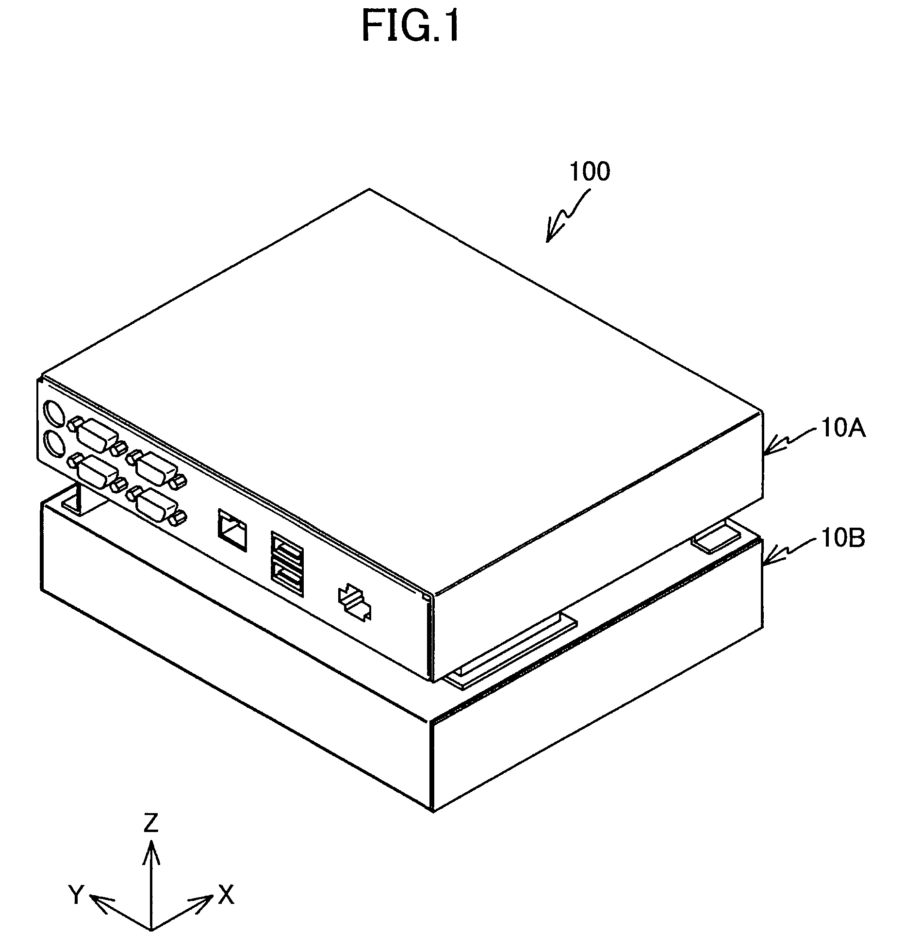 Information processing apparatus with heat dissipating structure