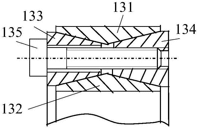 Rapid mounting method for flexible transmission device of large sintering machine