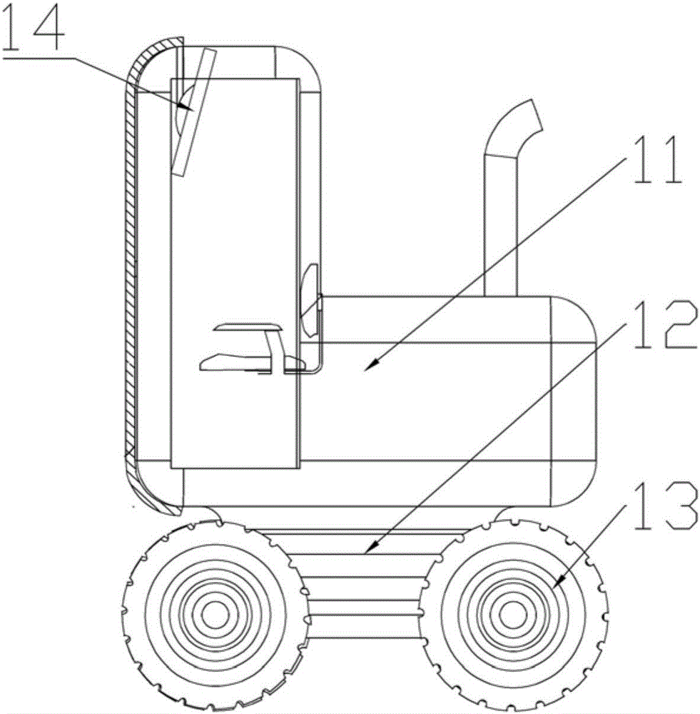 Explosive protecting, transferring and removing device