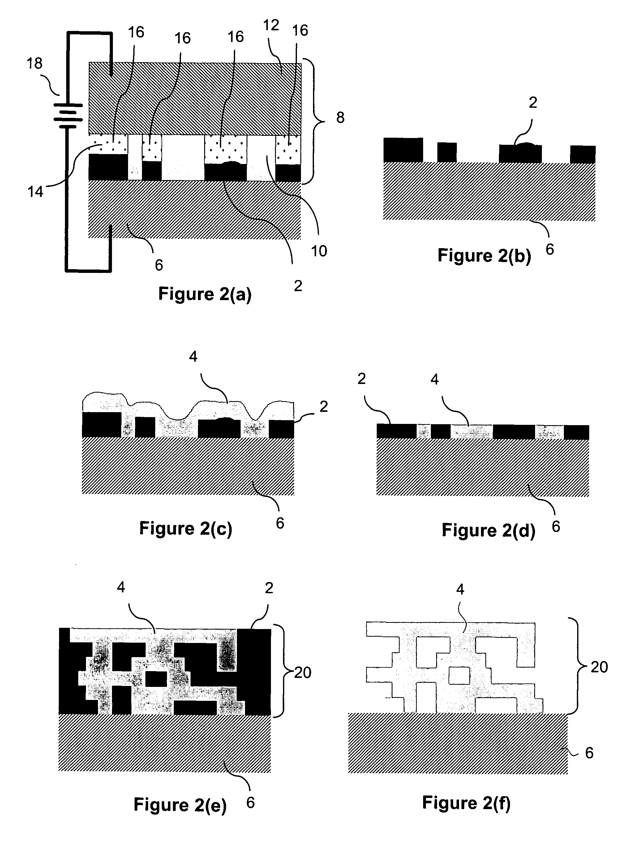 Electrochemical fabrication methods including use of surface treatments to reduce overplating and/or planarization during formation of multi-layer three-dimensional structures