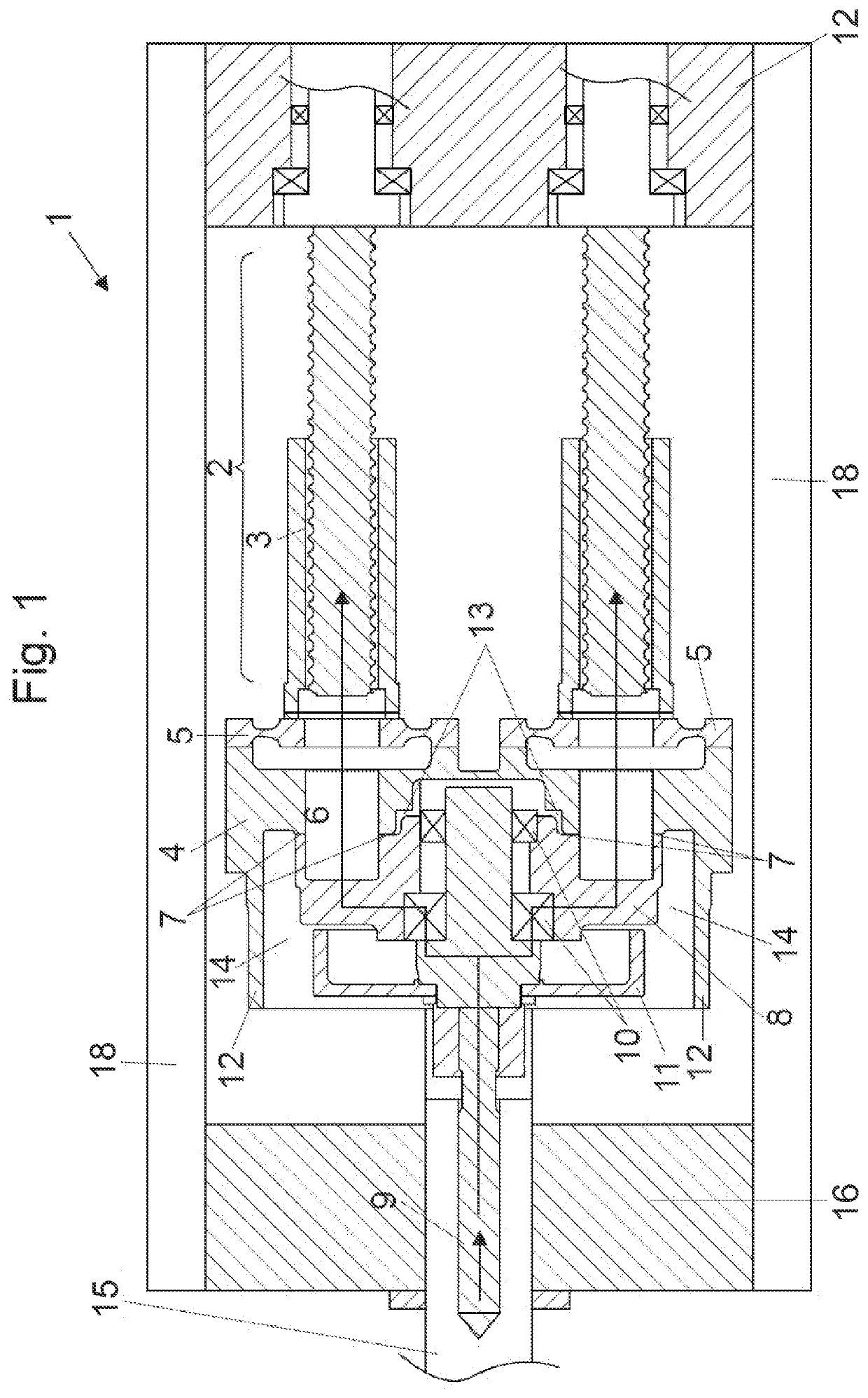 Injection unit for a shaping machine having and a shaping machine comprising such an injection unit