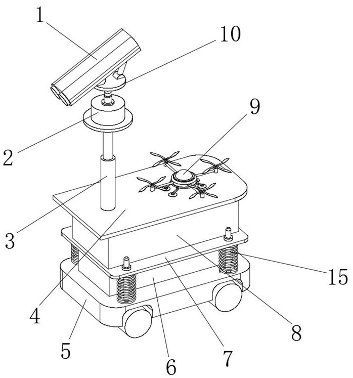 Patrol device for line maintenance and use method thereof