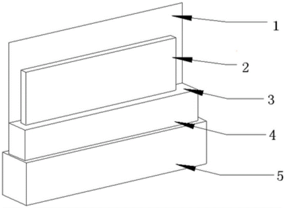 Vacuum thermal insulation board derivative for inner wall and preparation method of derivative