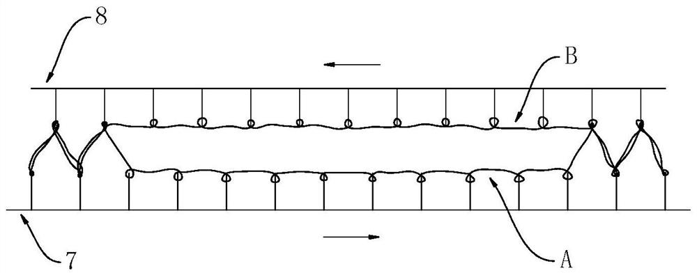 Processing method of anti-curling and high-shape-retention flat knitting machine collar
