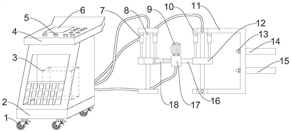 Patting treatment nursing device