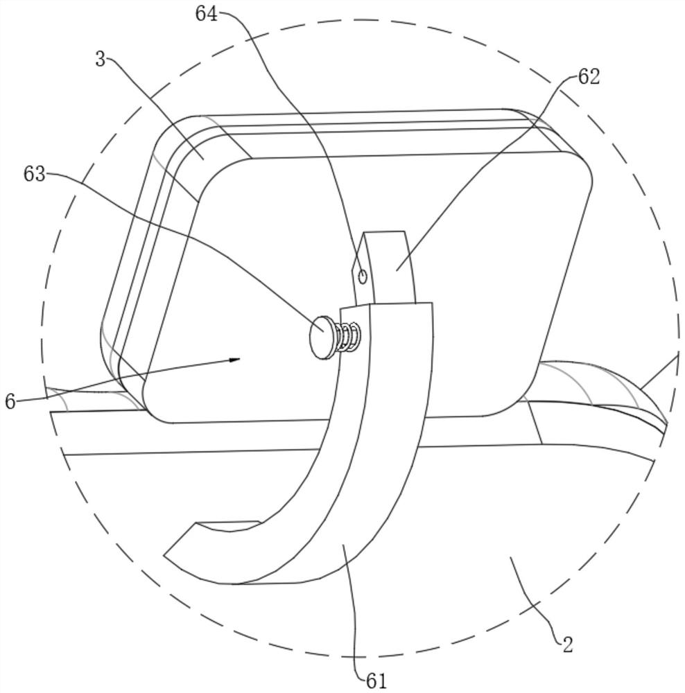 Bracket for lower limb venous thrombosis patient