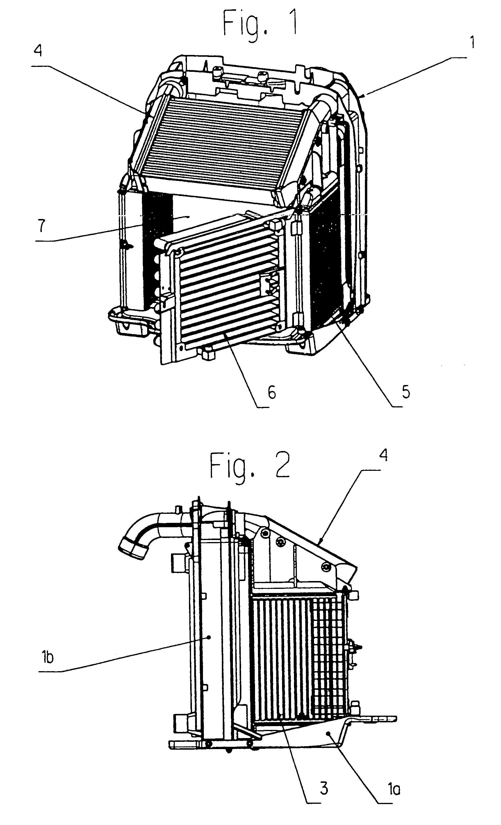 Vehicle cooling radiator arrangement