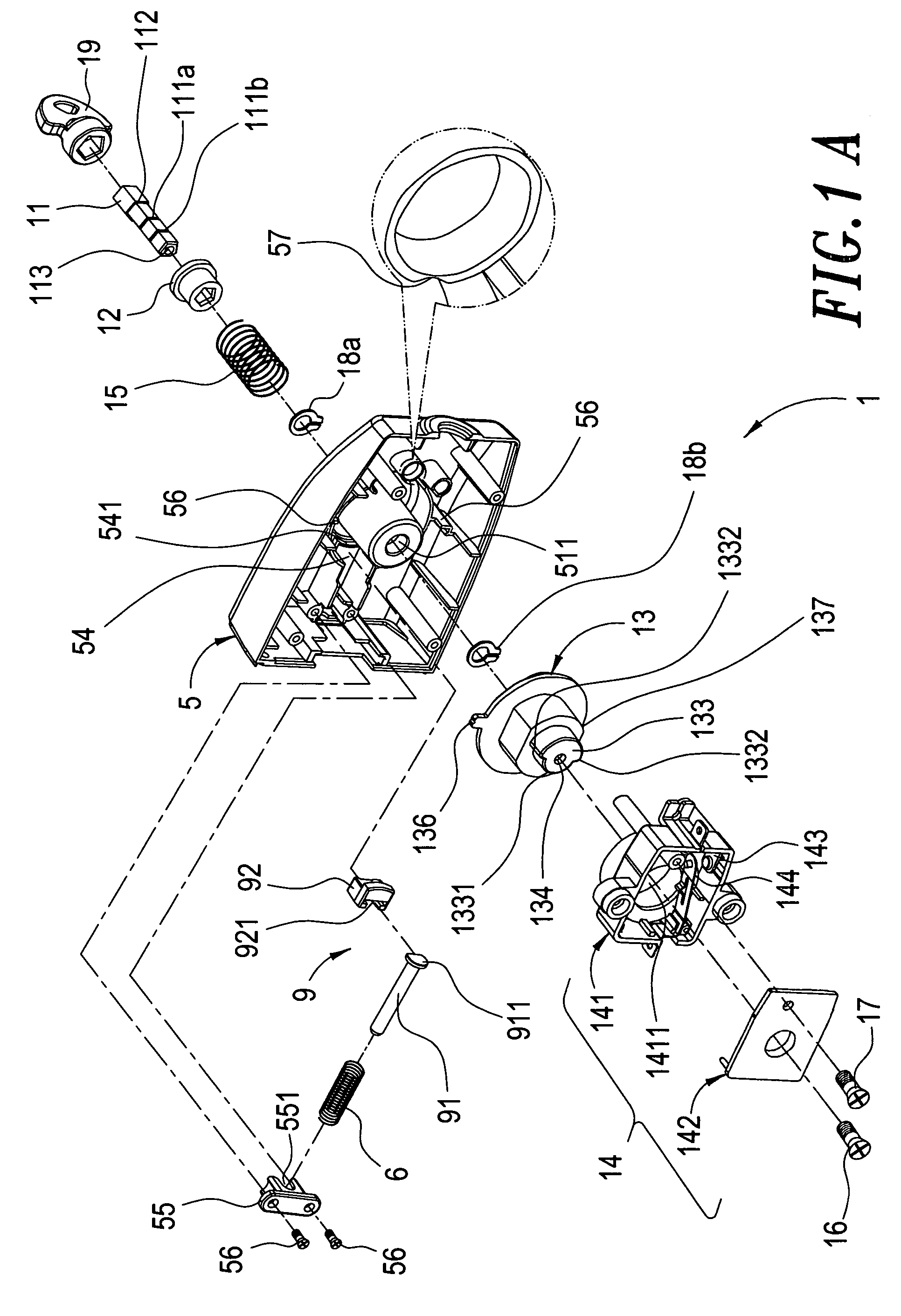 Socket power supply control structure