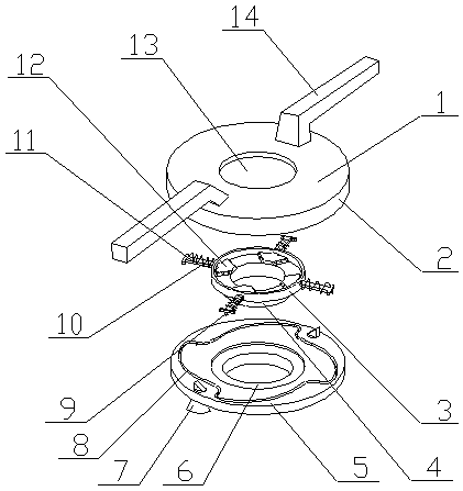 Water conservancy construction plugging cover dismounting device